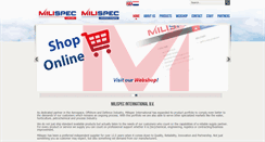 Desktop Screenshot of milispec.com